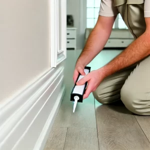 caulking Baseboards and Trim