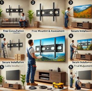 Our TV Wall Mounting Process