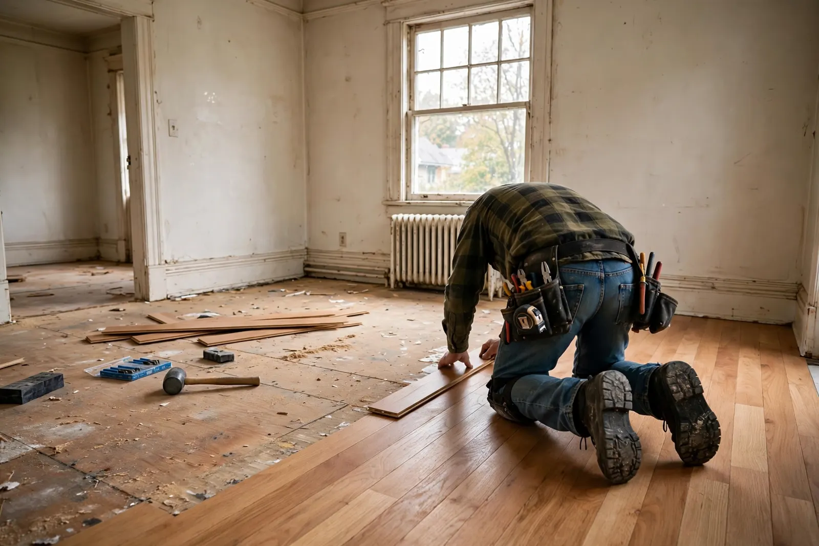 Floor repair and installation in Hamilton, Ontario